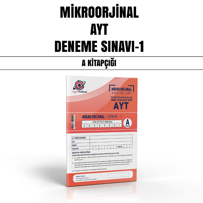 MİKROORİJİNAL YKS AYT SNV 1-A - 2024-25